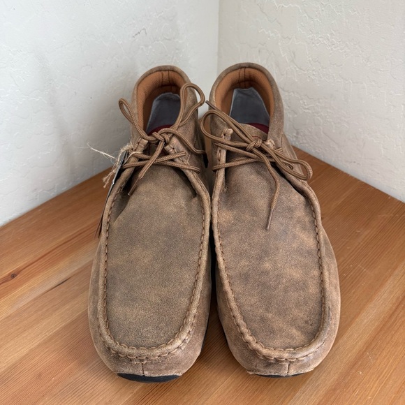NEW TWISTED X Brown Leather Chukka Driving Moc Men’s Size 13M - Picture 7 of 12